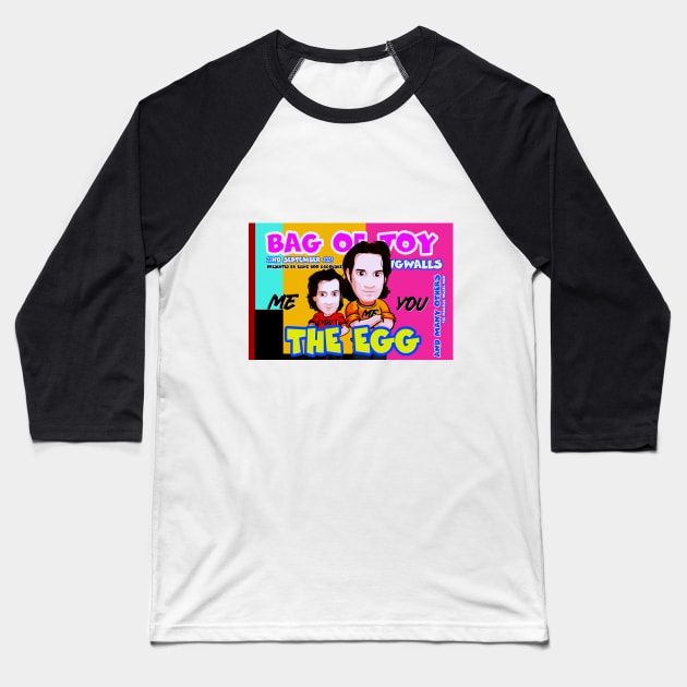 Bag of Joy The Egg Baseball T-Shirt by EnceladusWaters